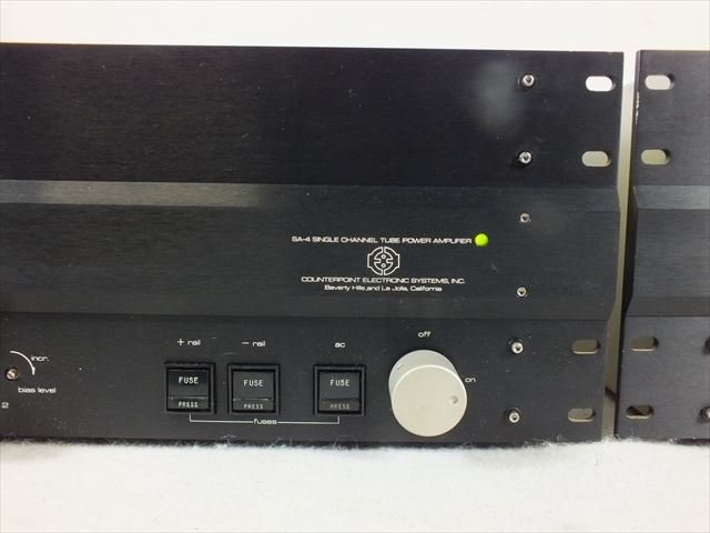 ★COUNTERPOINT カウンターポイント SA-4 アンプ 現状品 中古 220901H5464 カウンターポイント SA-4 Counterpoint SA4 COUNTERPOINT(カウンターポイント):SA-4のオーディオ買取実績 COUNTERPOINT-カウンターポイントのプリアンプ&frasl;SA-3000を