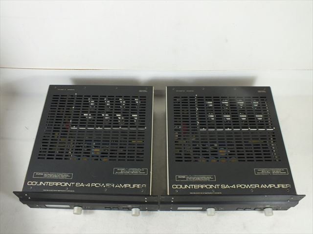 ★COUNTERPOINT カウンターポイント SA-4 アンプ 現状品 中古 220901H5464 カウンターポイント SA-4 Counterpoint SA4 COUNTERPOINT(カウンターポイント):SA-4のオーディオ買取実績 COUNTERPOINT-カウンターポイントのプリアンプ&frasl;SA-3000を