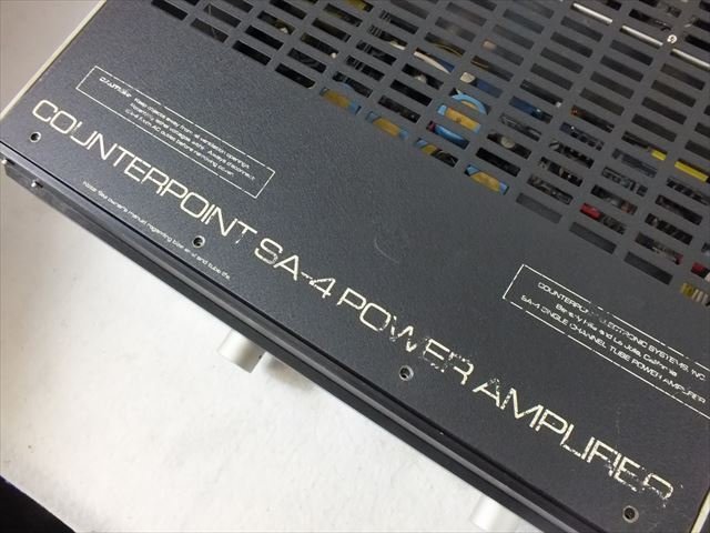 ★COUNTERPOINT カウンターポイント SA-4 アンプ 現状品 中古 220901H5464 カウンターポイント SA-4 Counterpoint SA4 COUNTERPOINT(カウンターポイント):SA-4のオーディオ買取実績 COUNTERPOINT-カウンターポイントのプリアンプ&frasl;SA-3000を