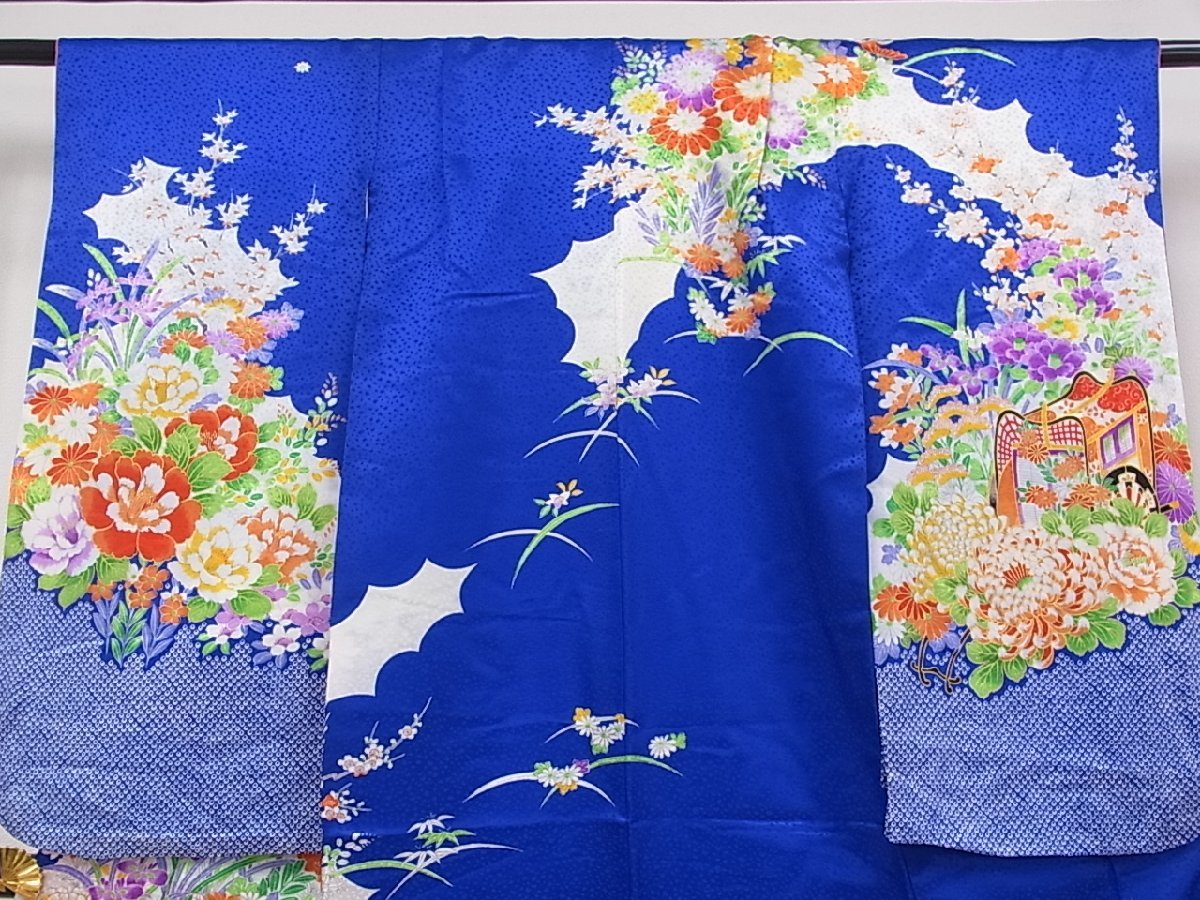 7歳 着物 フルセット 七五三 女の子 ブランド 七歳 | 女児 受注生産七五三 着物&amp;袋帯&amp;長襦袢 “花わらべ” ７歳用 七五三着物 宅配 七五三着物レンタル
