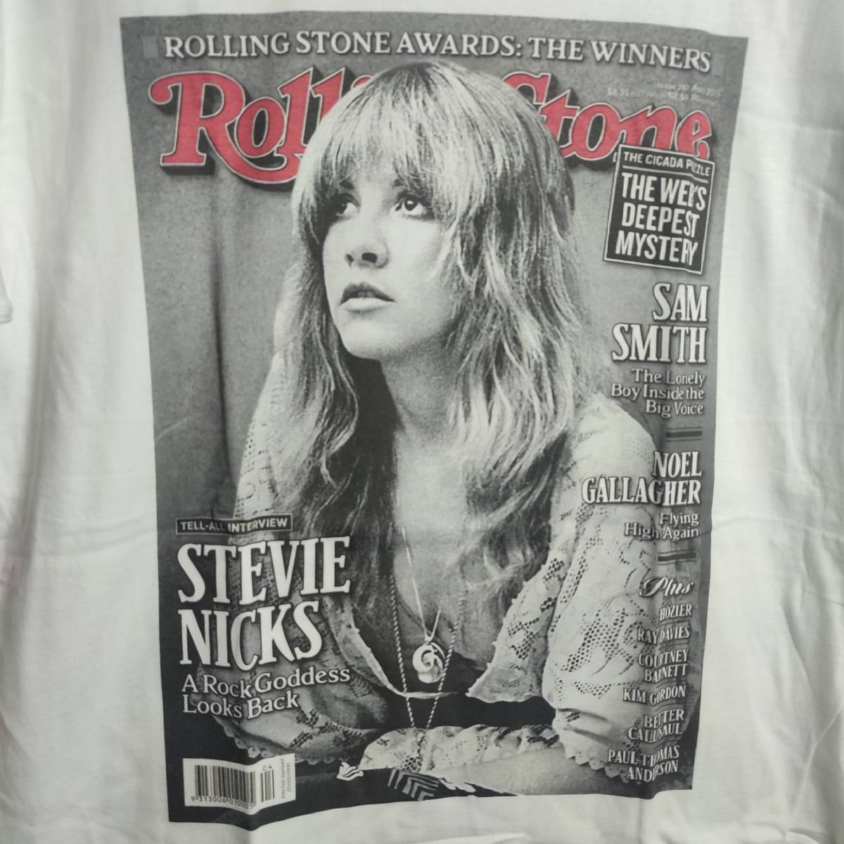 Stevie - Nicks スティーヴィーニックス nicks Etsy 日本 t shirt バンドTシャツ メンズ 白 バンT 半袖Tシャツ TEE NEVERKNOWS