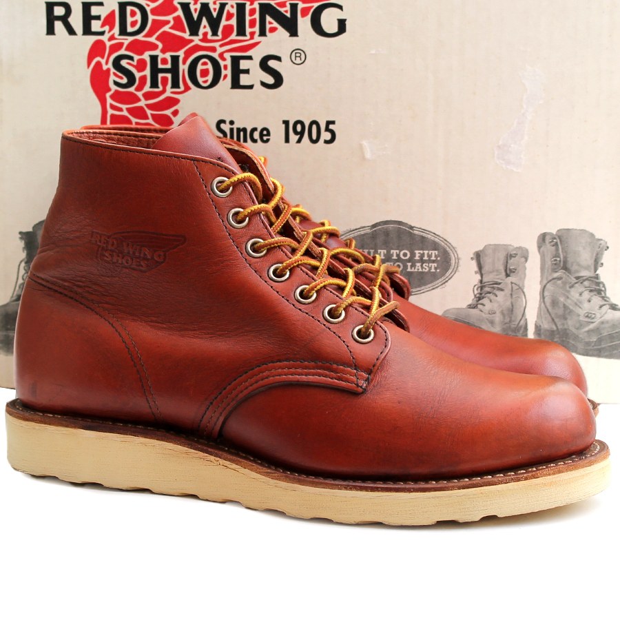 送料無料，お買い得 USA製 Red Wing SHOES レッドウィング 6inch CLASSIC ROUND 7.5=25.5 8166 オロラセット ポーテージ メンズ ブラウン p q-754(7.5インチ)｜売買されたオークション情報、yahooの商品情報をアーカイブ公開 - オー 7.5インチ