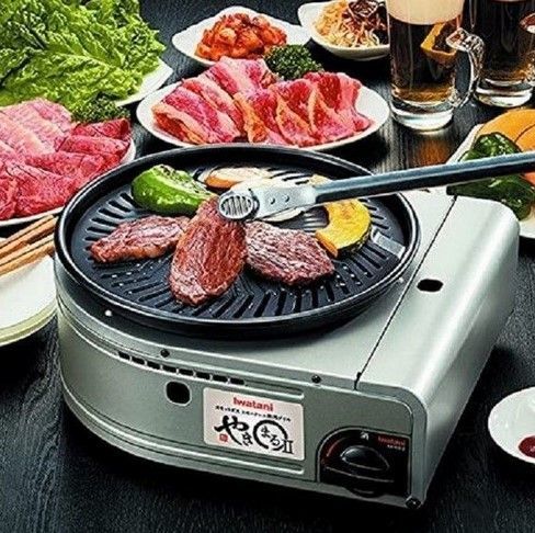 【未使用】Iwatani カセットガス スモークレス 焼肉グリル やきまる2 CB-SLG-2 岩谷産業 ※カセットガス別売り カセットコンロ カセットガス スモークレス焼肉グリル Iwatani ビック やきまるII（CB-SLG-2） 焼き肉