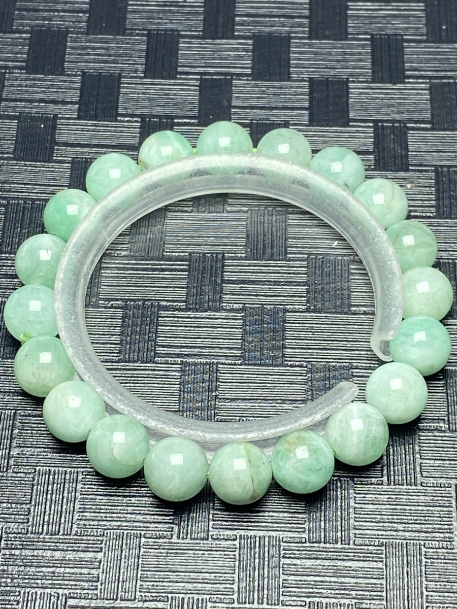 0428g292 7mm 最高級！！！極美品☆リビアングラスブレス リビアン