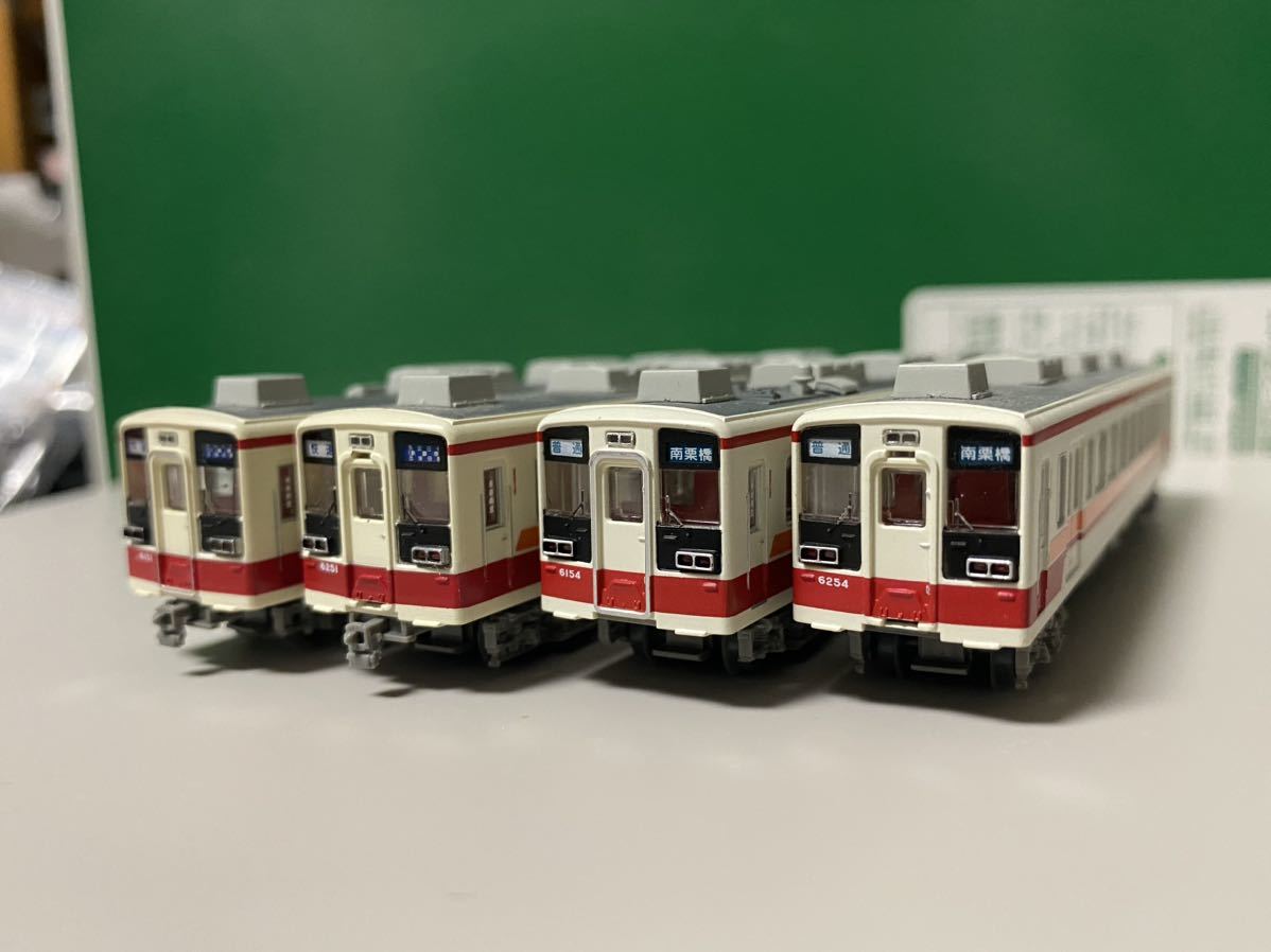 1円～ TOMYTEC 東武鉄道 6050系 更新車 2両セット 他 鉄道模型 東武