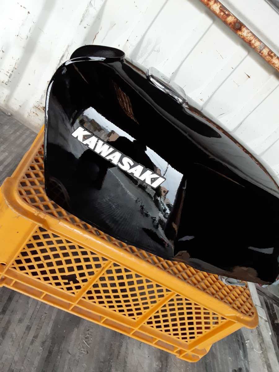 オートバイ Z1000MK2 Z750FX 純正タンク ダークレッド 赤