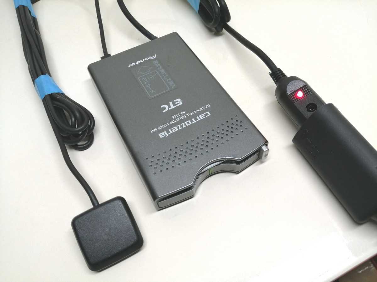 軽自動車登録☆carrozzeria ND-ETC4 ETC車載器 シガーソケット