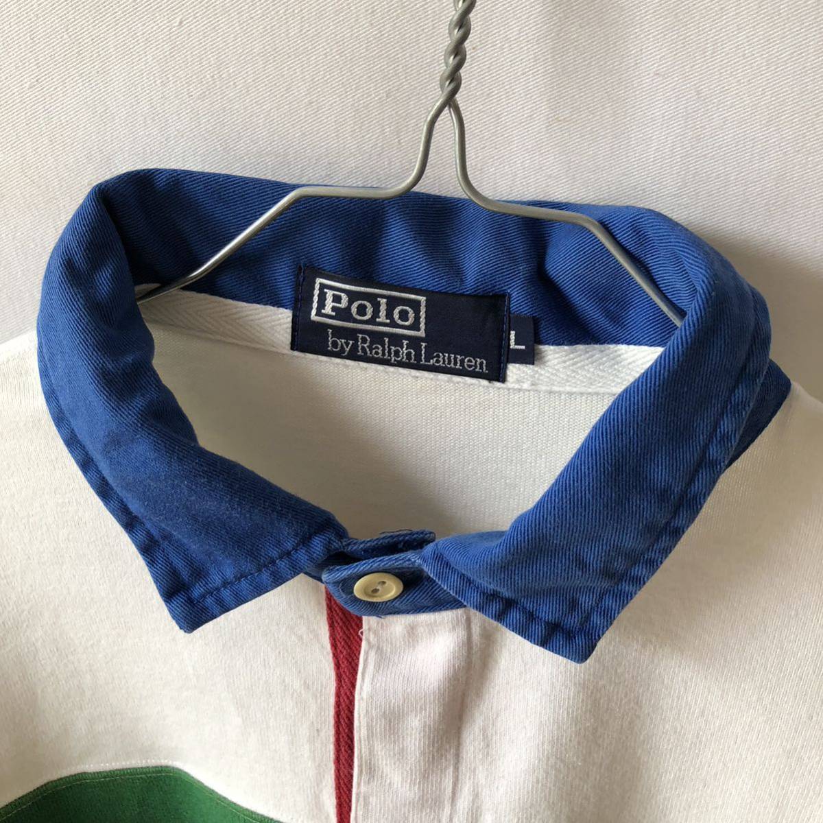 90s POLO SPORT ラガーシャツ L ビンテージ 90年代 ポロスポーツ Ralph