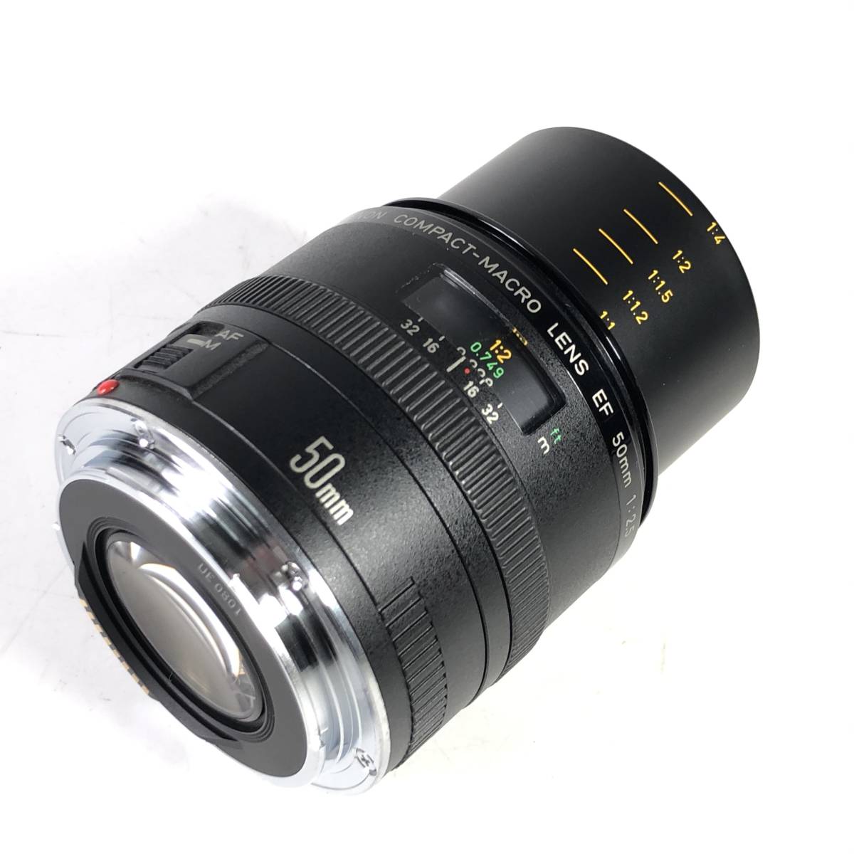 美品 Canon EF 50mm F2.5 COMPACT MACRO 単焦点 マクロ レンズ 一眼