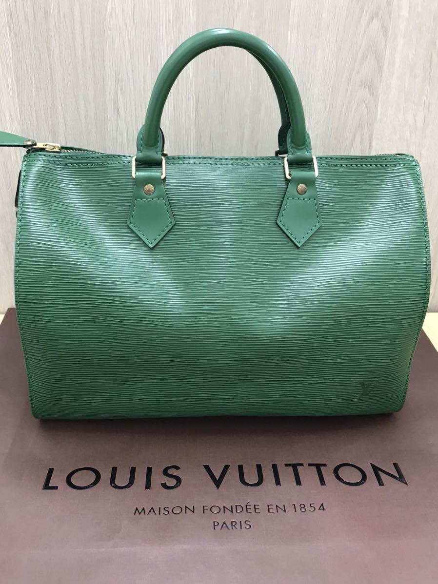 大得価，新作 ルイヴィトン LOUIS VUITTON スピーディ３０ エピ ボルネオグリーン(ハンドバッグ)｜売買されたオークション情報、yahooの商品情報をアーカイブ公開 - オークファン かばん、バッグ