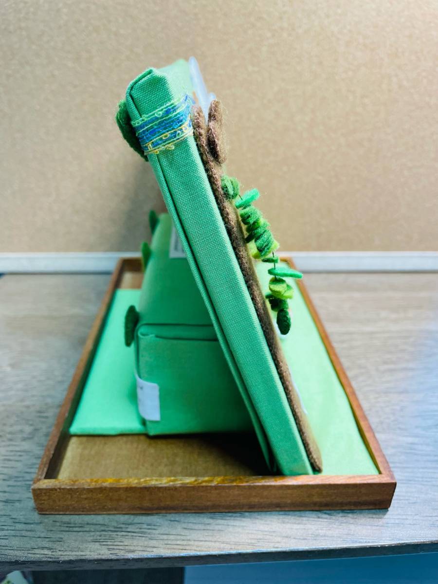 フェルトハンドメイド　森の妖精たちとおさるの携帯スタンド　置物　おままごと_8