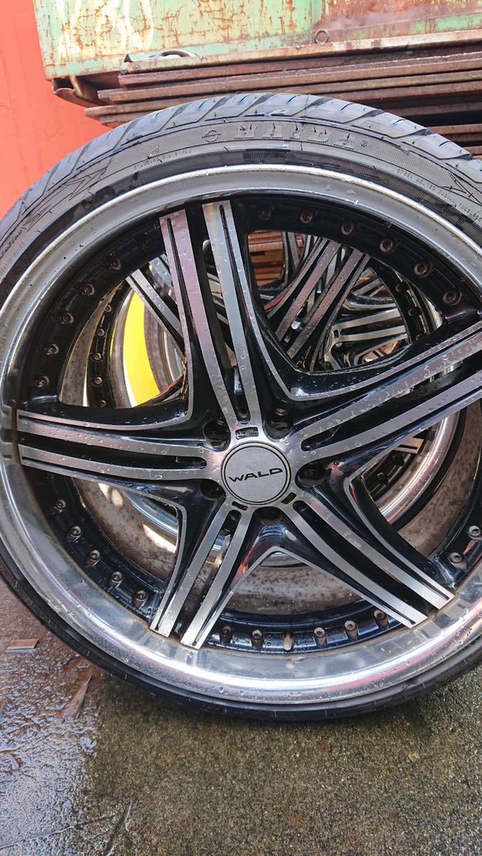 WALD 21インチ ホイールセット マホラ 9j通し 4本セット WALD 21インチ