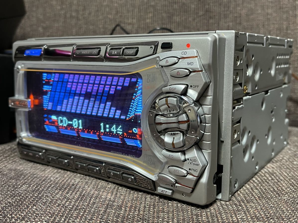 ワ)希少 当時物 高音質 KENWOOD DPX-6200M 2DIN CD(CD-R)/MD(MDLP)対応