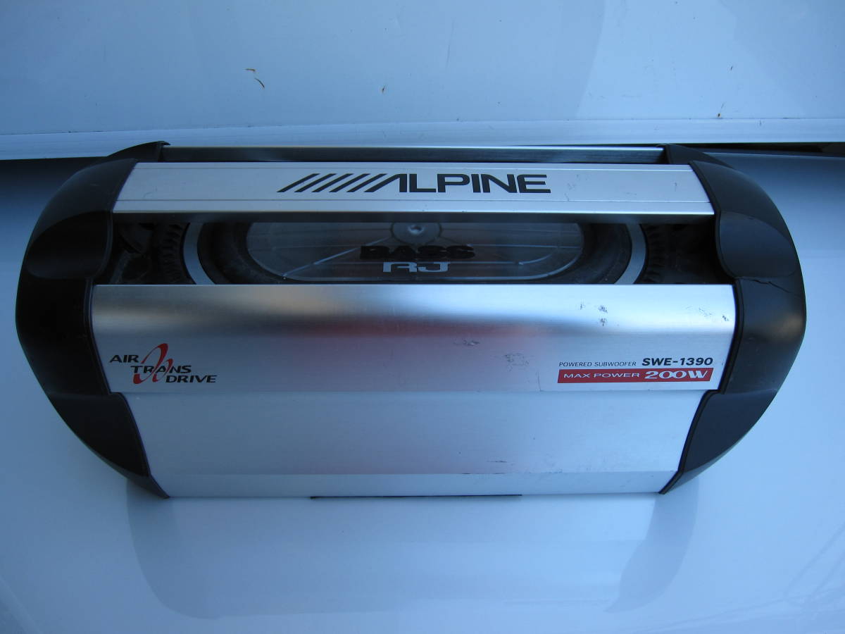 ALPINE アルパイン SWE-1390 サブウーハー MAX POWER 200W AIR TRANS
