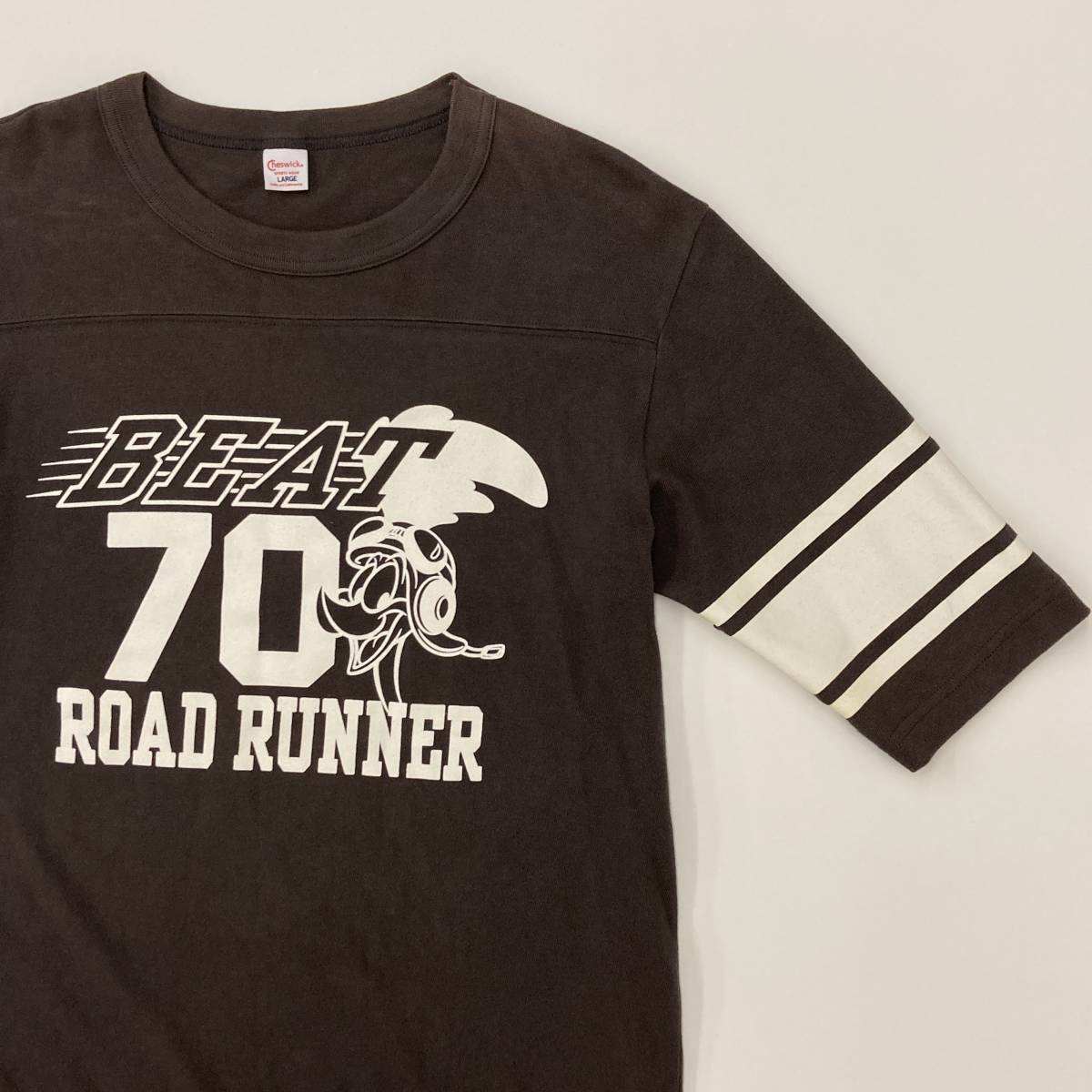 Cheswick ロードランナー 7分袖 カットソー ブラウン Lサイズ ROAD 