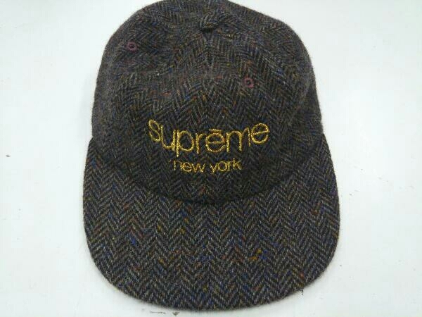 Supreme Wool Herringbone Classic Logo 6 Panel キャップ Classic