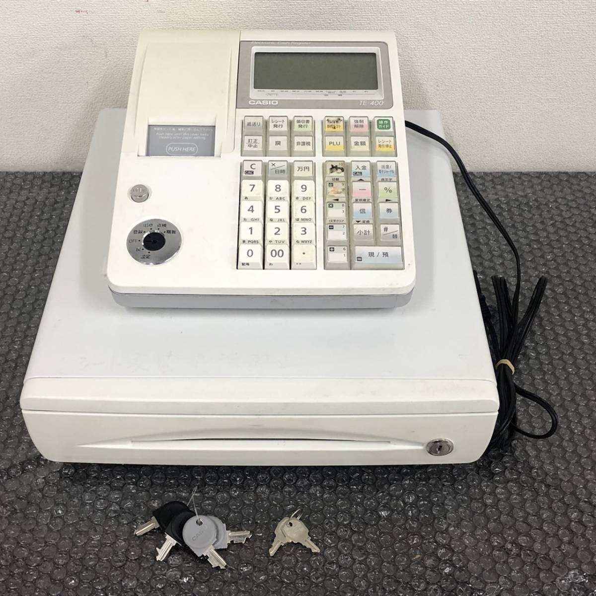 L5106(105)-310/TN8000【名古屋】CASIO カシオ TE-400-WE レジスター