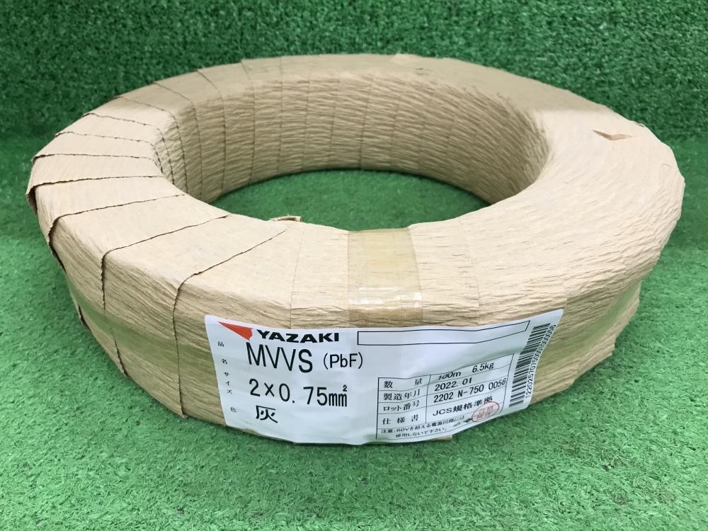 セール，限定セール 012 品 矢崎電線 MVVS 2&times;0.75 100ｍ(電線)｜売買されたオークション情報、yahooの商品情報をアーカイブ公開 - オークファン 電線