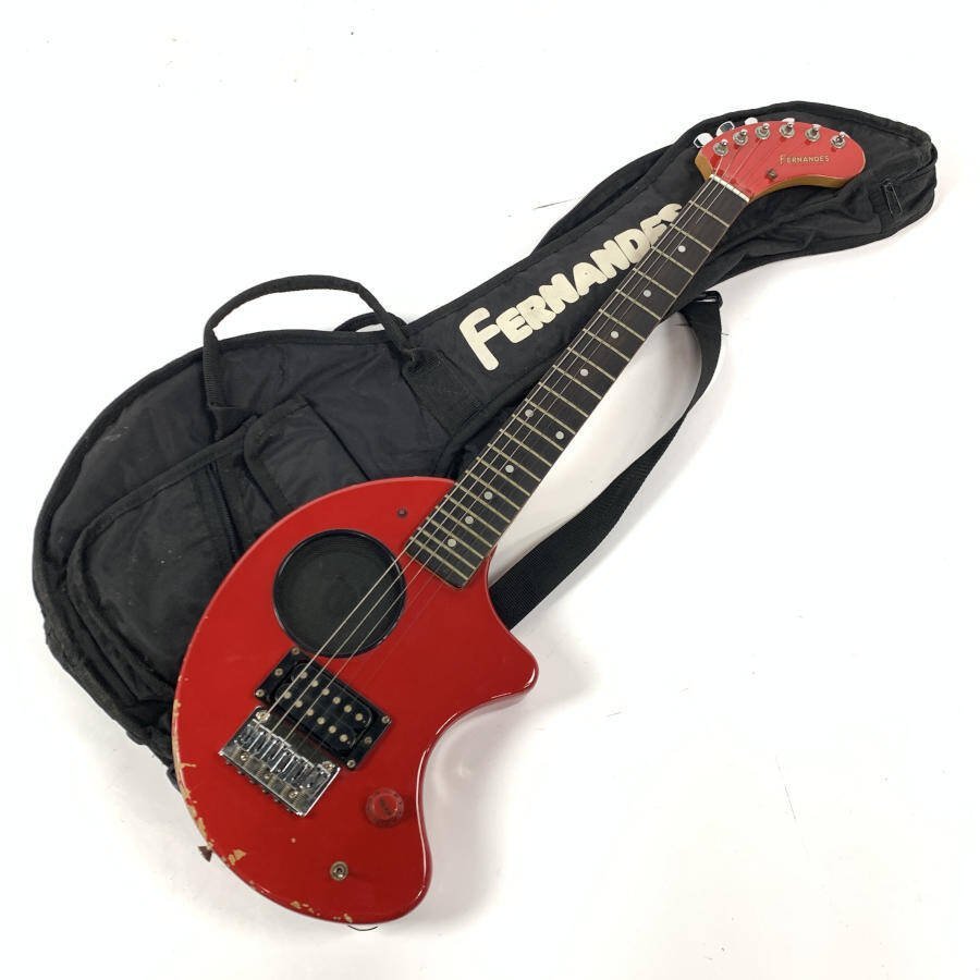 FERNANDES ZO-3 フェルナンデス エレキギター 赤系 ソフトケース付き