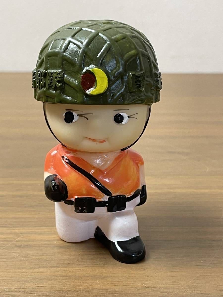忍者部隊 月光 アスパラ 児童用 ソフビ 貯金箱 フィギュア 人形 昭和