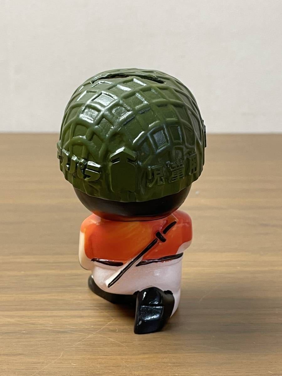 忍者部隊 月光 アスパラ 児童用 ソフビ 貯金箱 フィギュア 人形 昭和