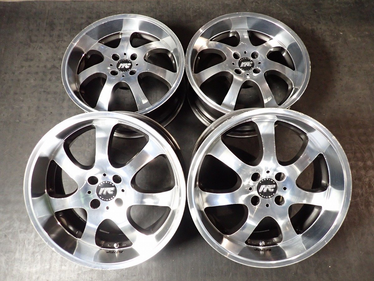 中古ホイール17インチ4本セット/レイズ セブリング ITCスピリット
