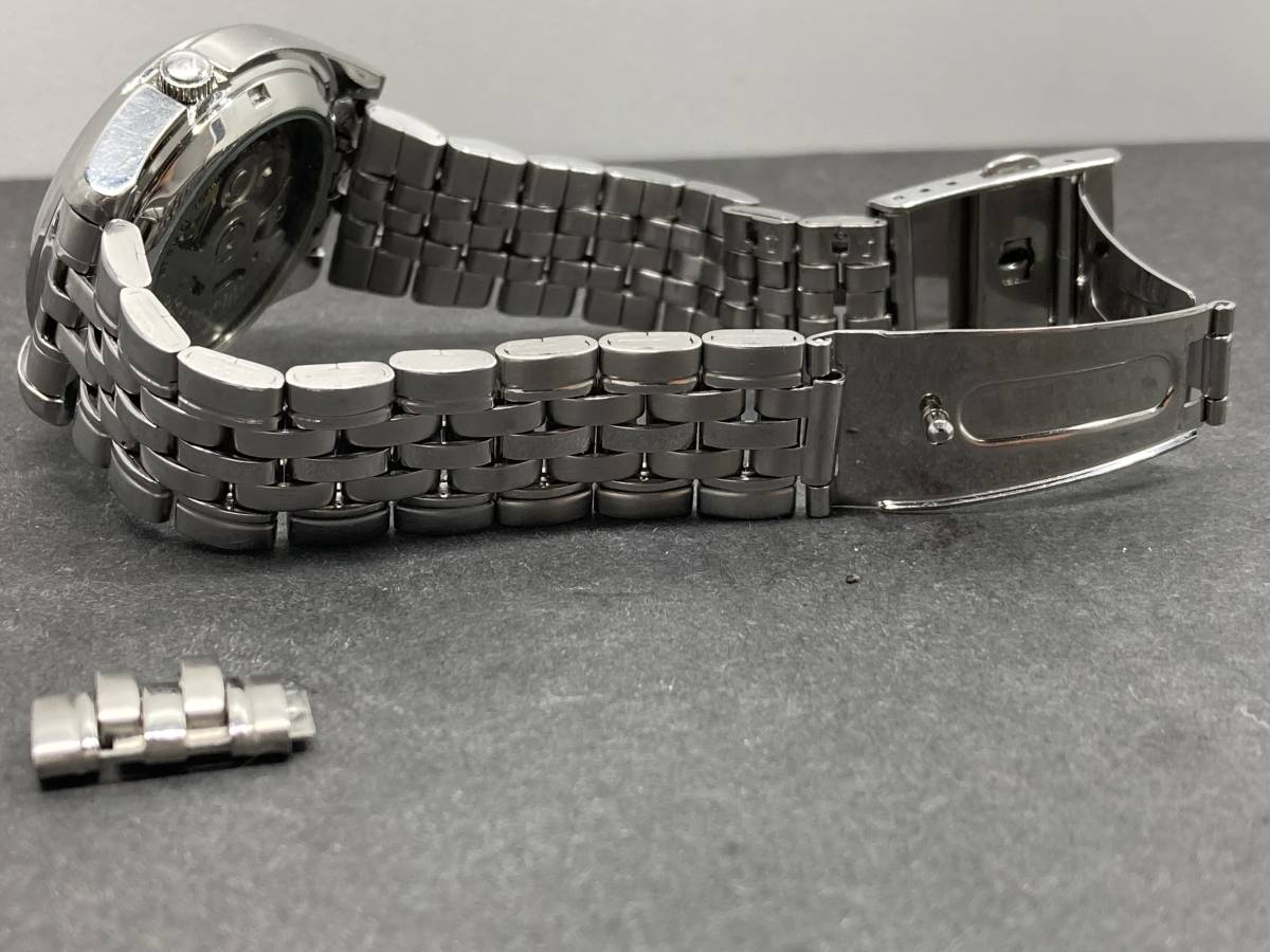 1円～稼働品 SEIKO5/セイコー5 7S26-01V0 裏スケ 自動巻き メンズ 
