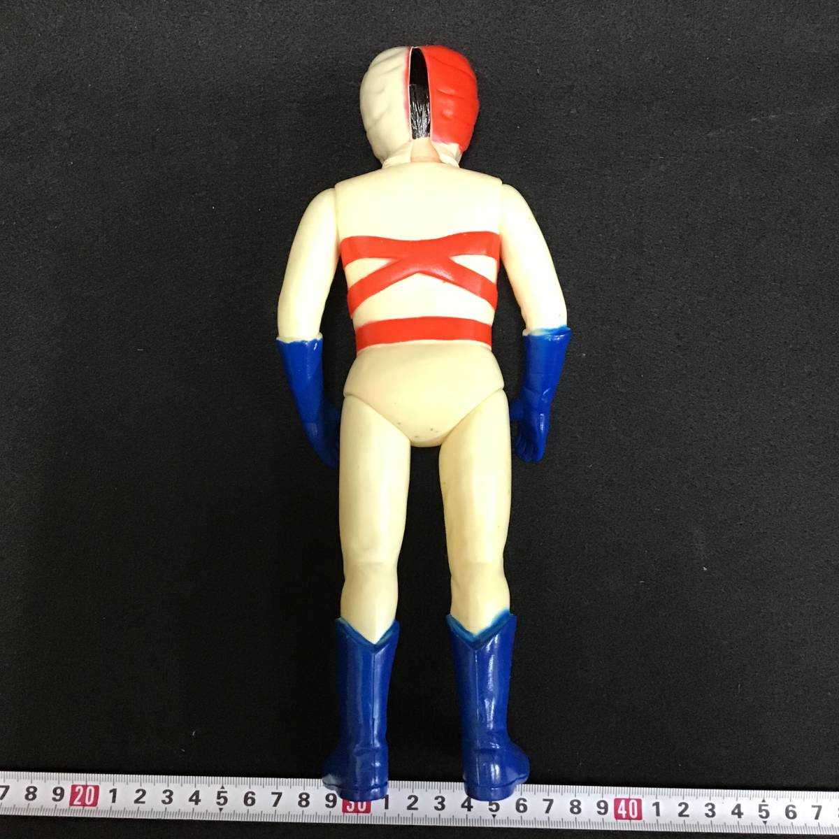 レインボーマン ソフビ人形 当時物 保管品 マスク マント メーカー不明