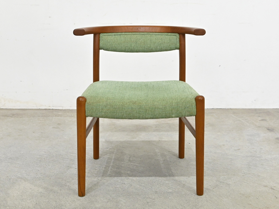 70年代ヴィンテージ 青林製作所 チーク無垢材 ショートアームチェア b