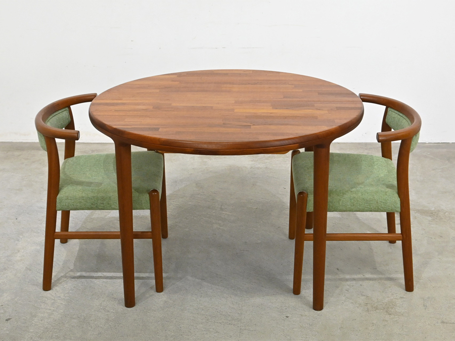 70年代ヴィンテージ 青林製作所 チーク無垢材 ショートアームチェア b