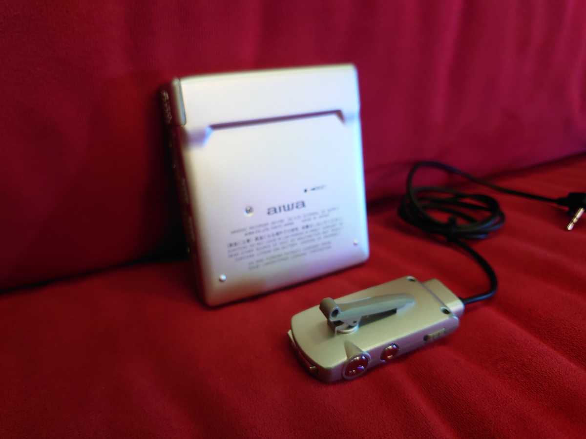 AIWA】AM-F80 PORTABLE MD RECORDER アイワ ポータブル MDレコーダー