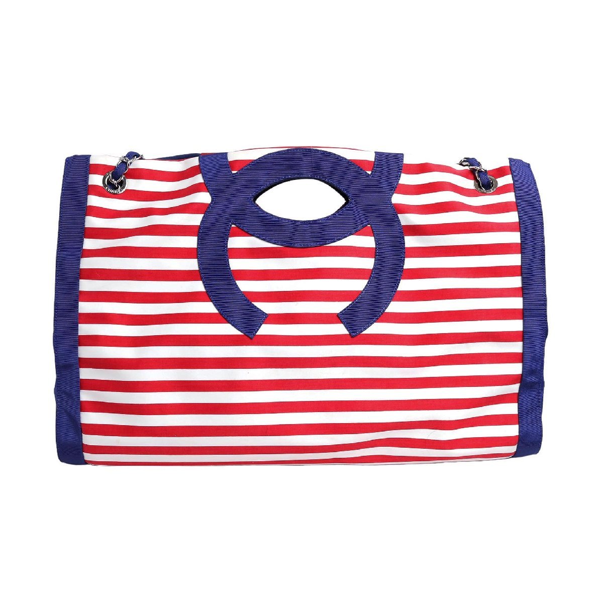 正規品】CHANEL ボーダー ショルダーバッグ チェーン トートバッグ  