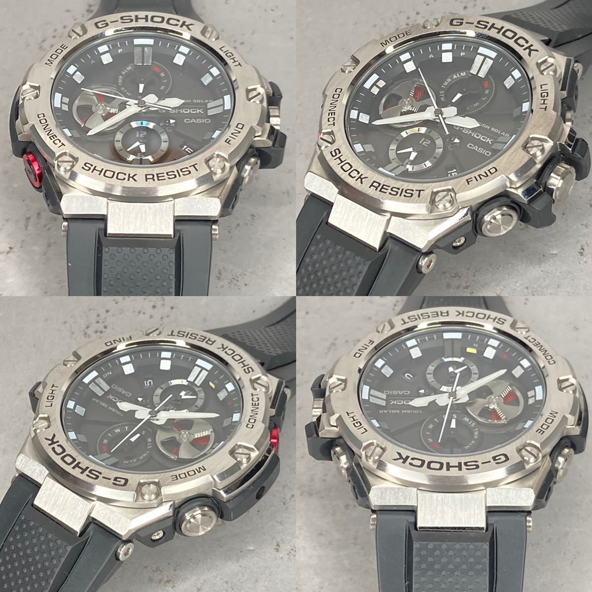 美品G-SHOCK GST-B100-1AJF Bluetooth