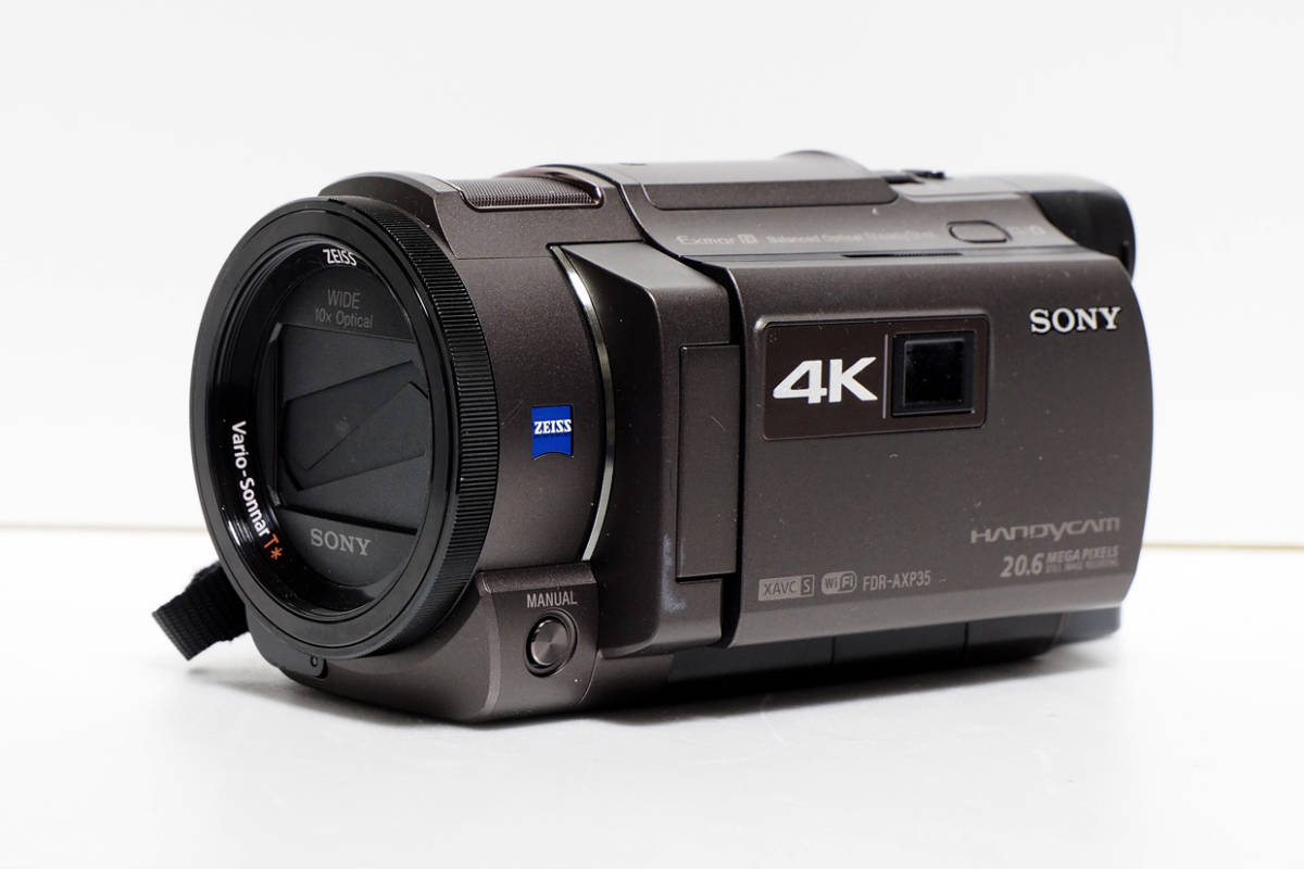 【全国無料，人気】 SONY 4Kハンディーカム FDR-AXP35 中古