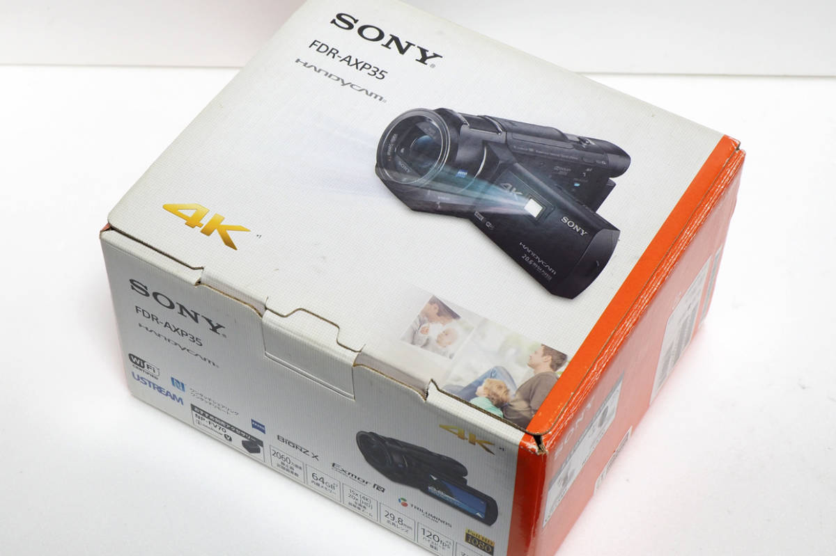 【全国無料，人気】 SONY 4Kハンディーカム FDR-AXP35 中古