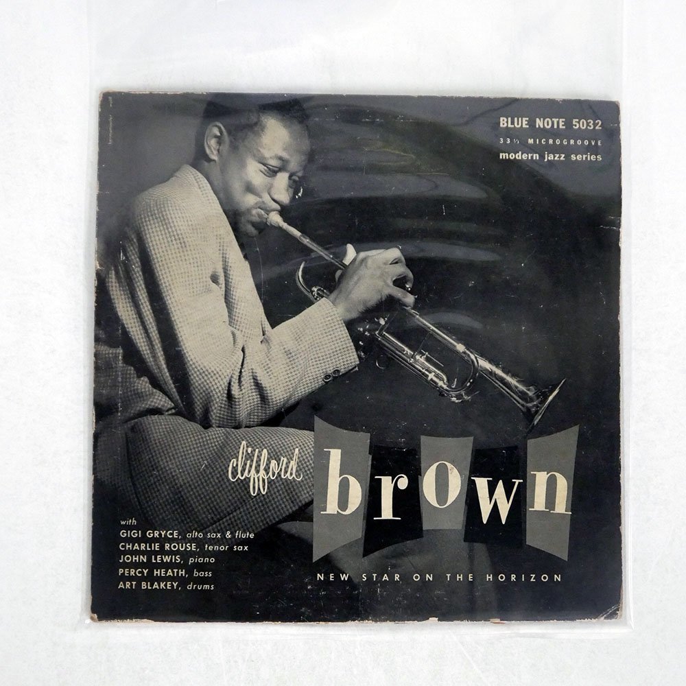 10 米 53年オリジナルLEX溝フラット CLIFFORD BROWN&frasl;NEW STAR ON THE