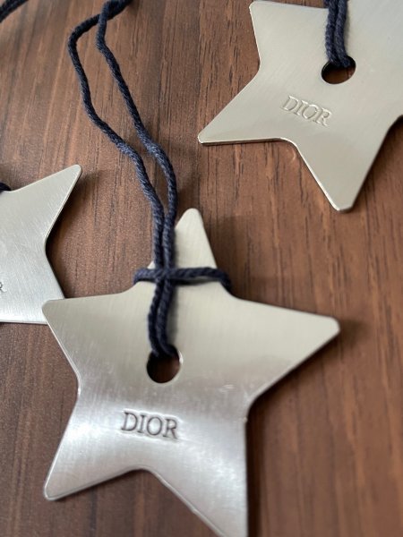 ディオール 星型 チャーム シルバー 3個セット Dior Homme Metal Bag