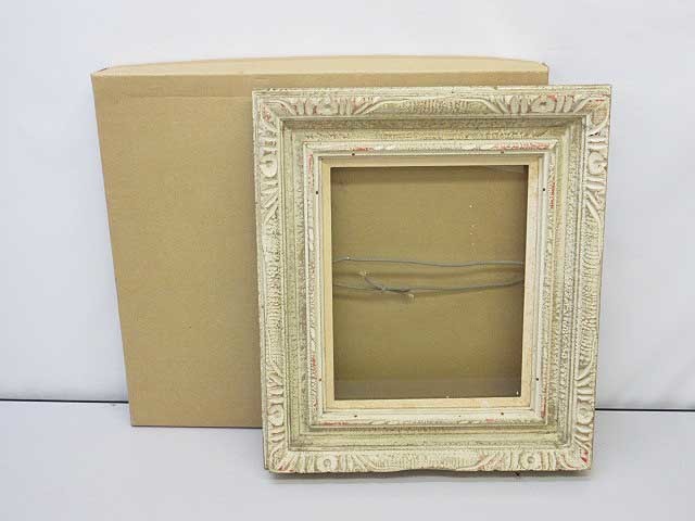 爆買い，大人気 sr0559 アンティーク調 額縁 白 約37.5&times;43cm フレーム 絵画 芸術 アンティーク ヴィンテージ インテリア アート用品(額縁)｜売買されたオークション情報、yahooの商品情報をアーカイブ公開 - その他