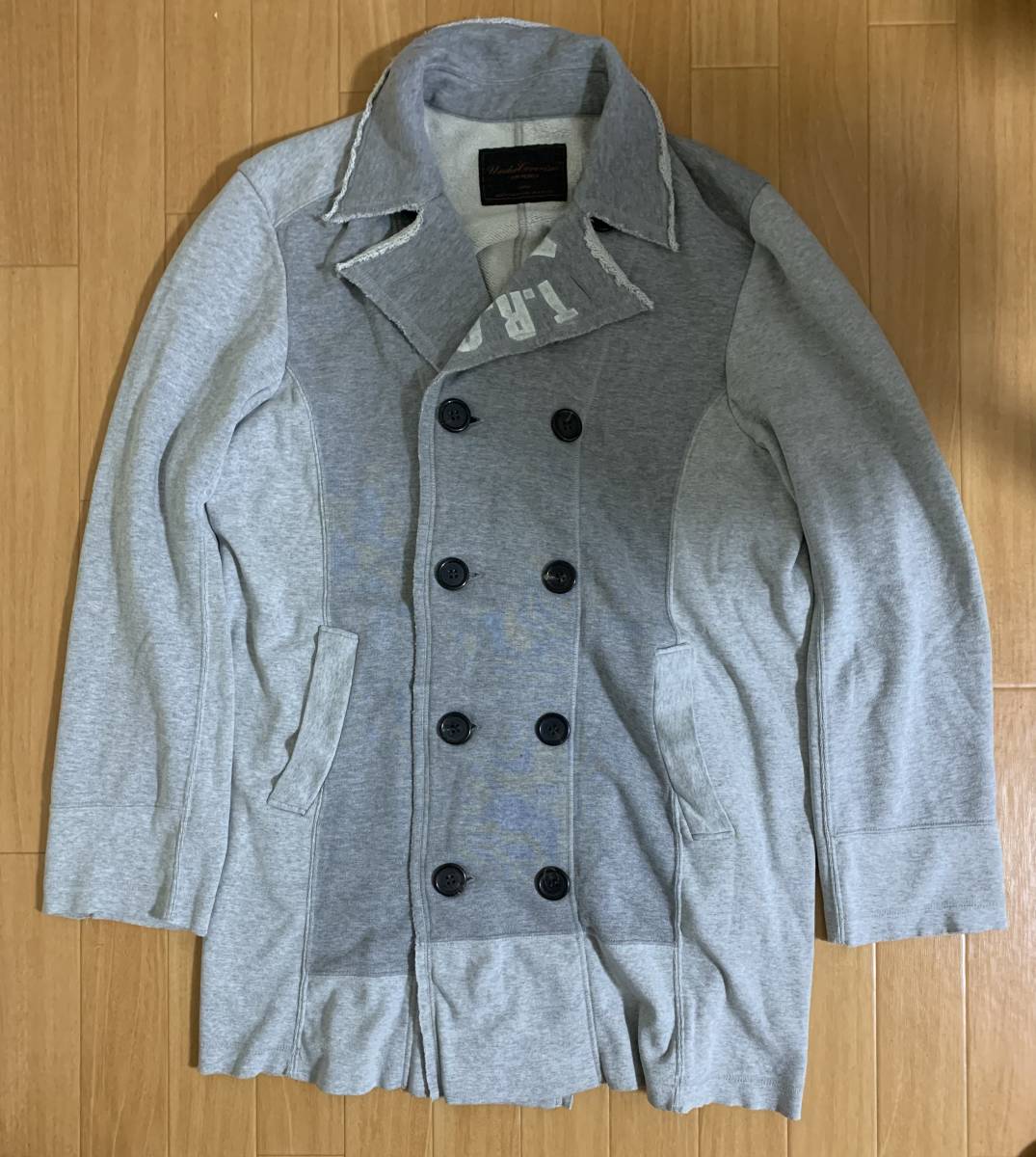 アンダーカバー paper doll期 再構築 スウェット pコート large 