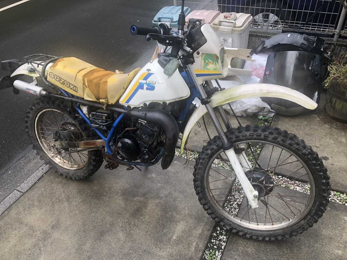 スズキ ts50w スズキハスラーTS50W 2ストローク 原付本格オフロードバイク