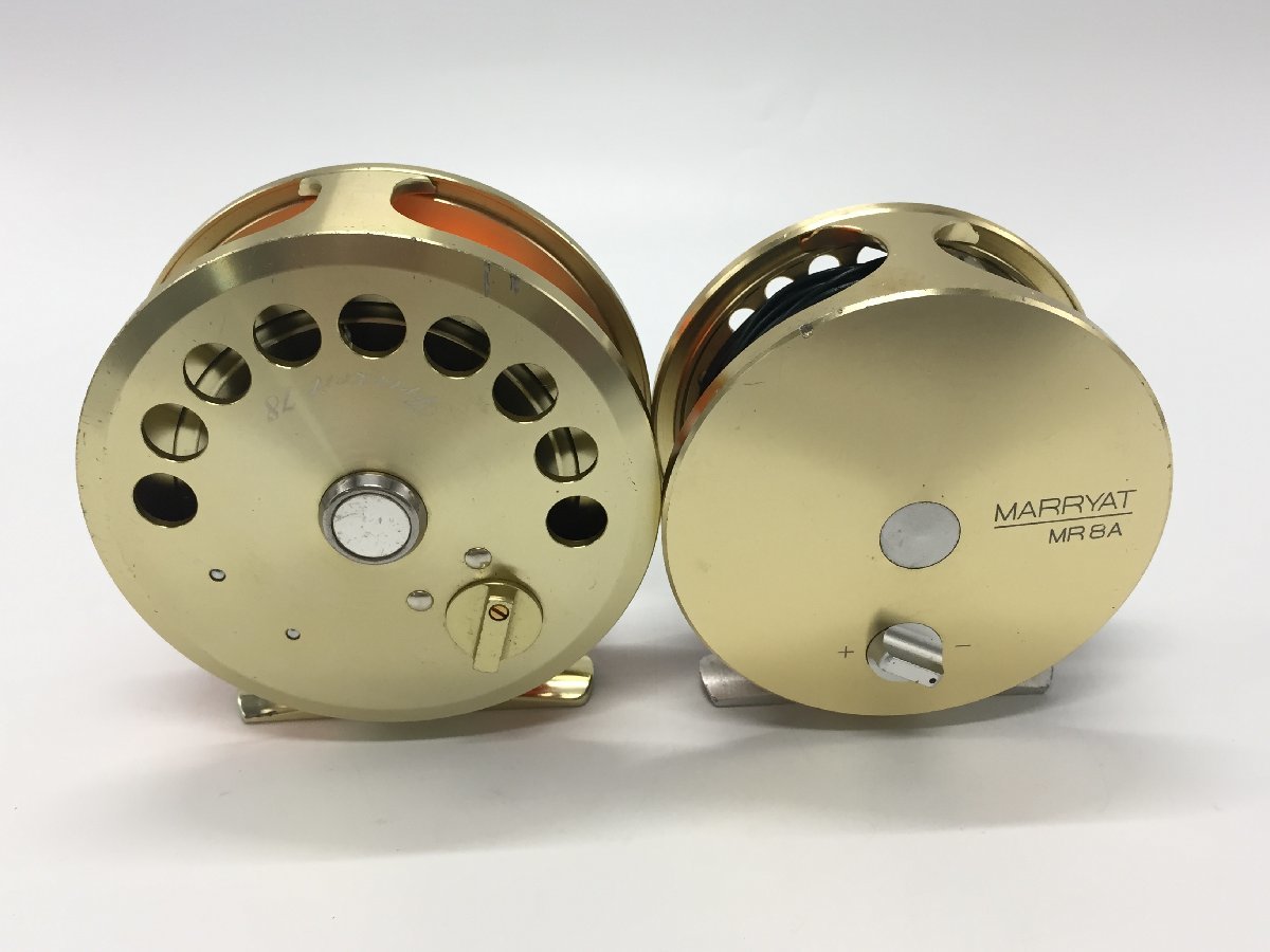 スミス マリエット MR8A ゴールド ケース付き フライ リール