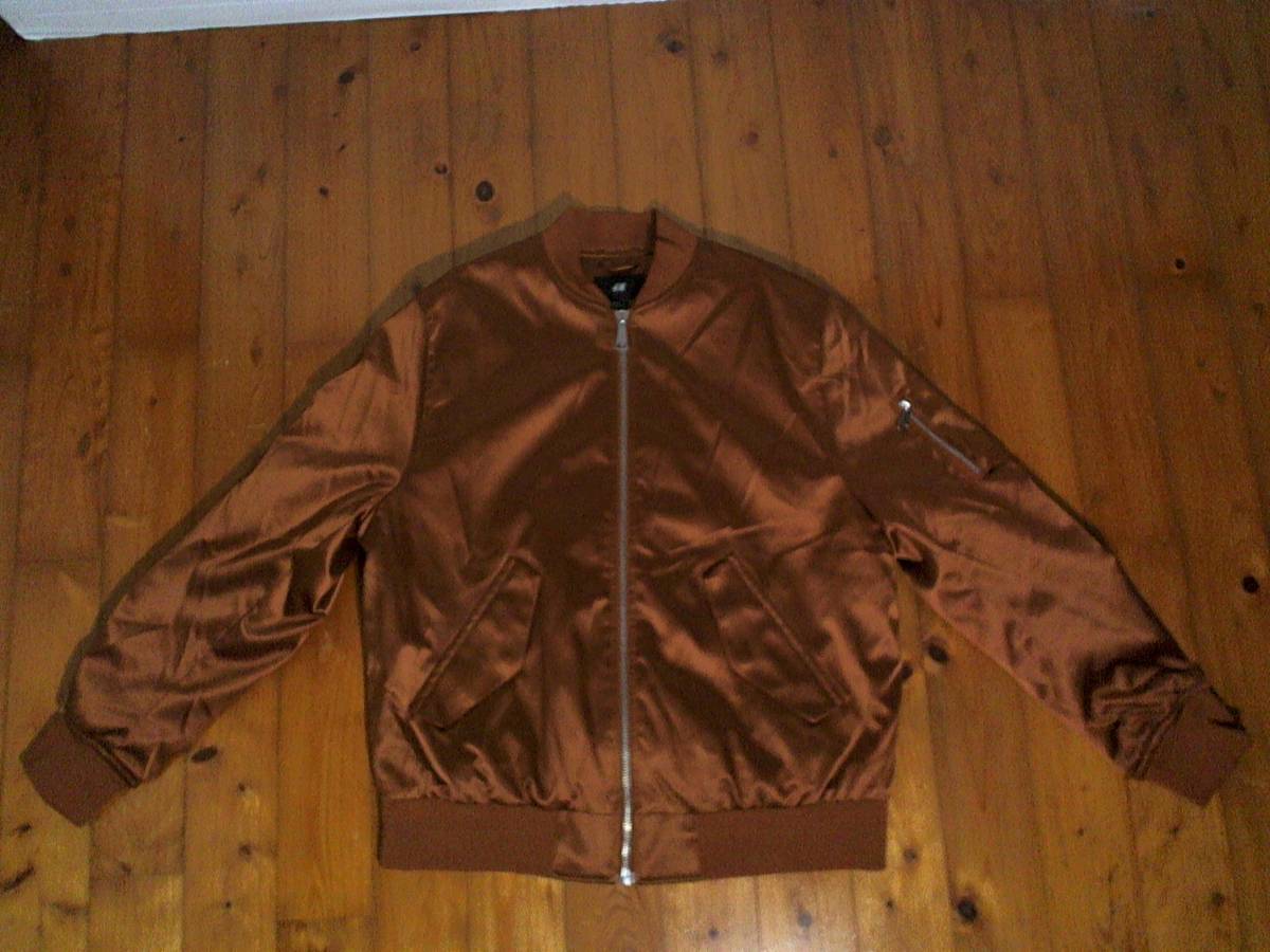 ☆微難有・美品☆H＆M☆H＆M☆MA-1 フライトジャケット ジップアップ 