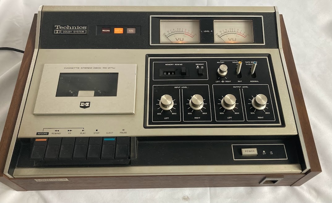 Technics テクニクス RS-271U カセットデッキ 70年代 レトロ