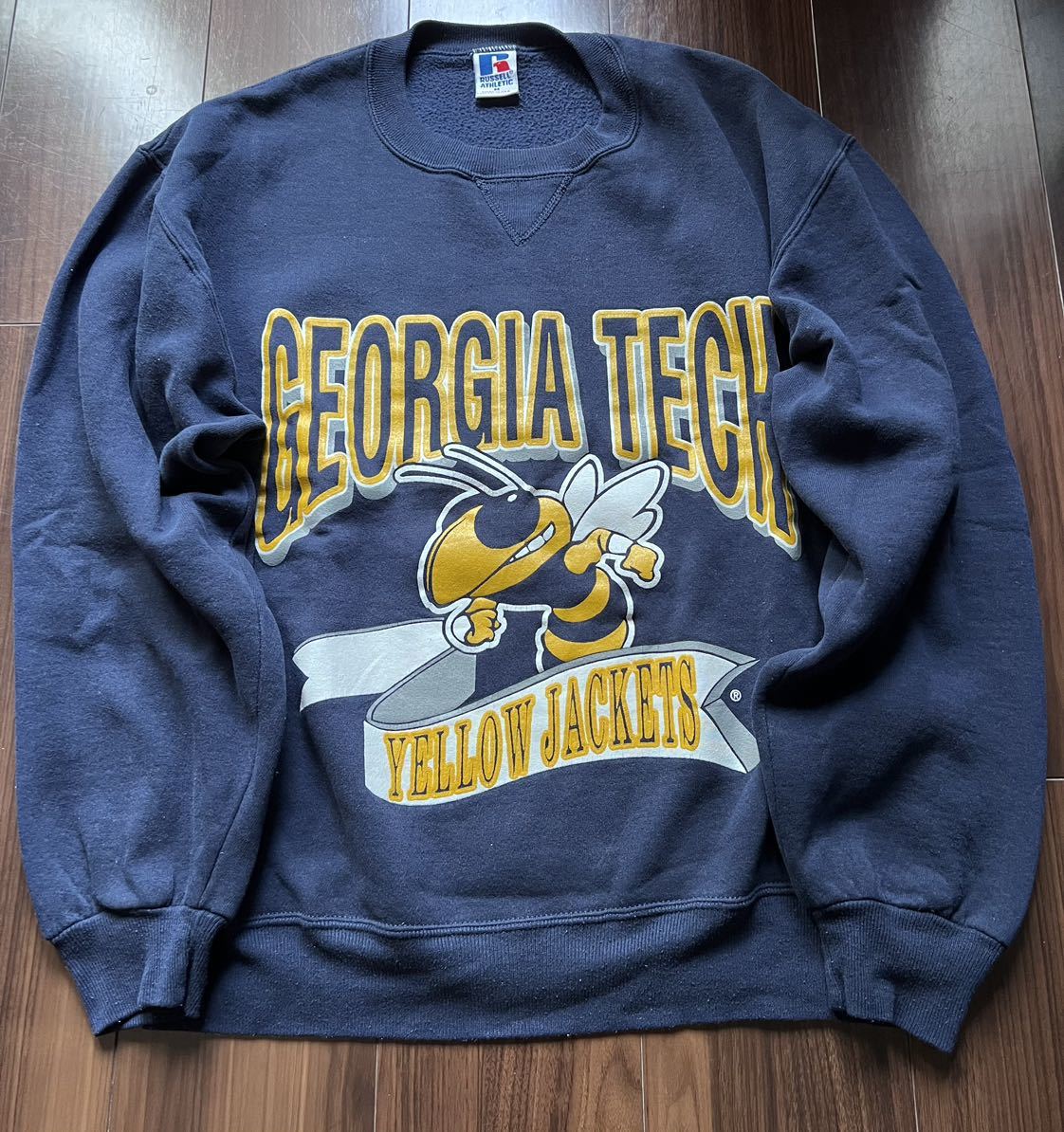 □GEORGIA TECH UNIVERSITY YELLOW JACKETSラッセル ジョージア工科 