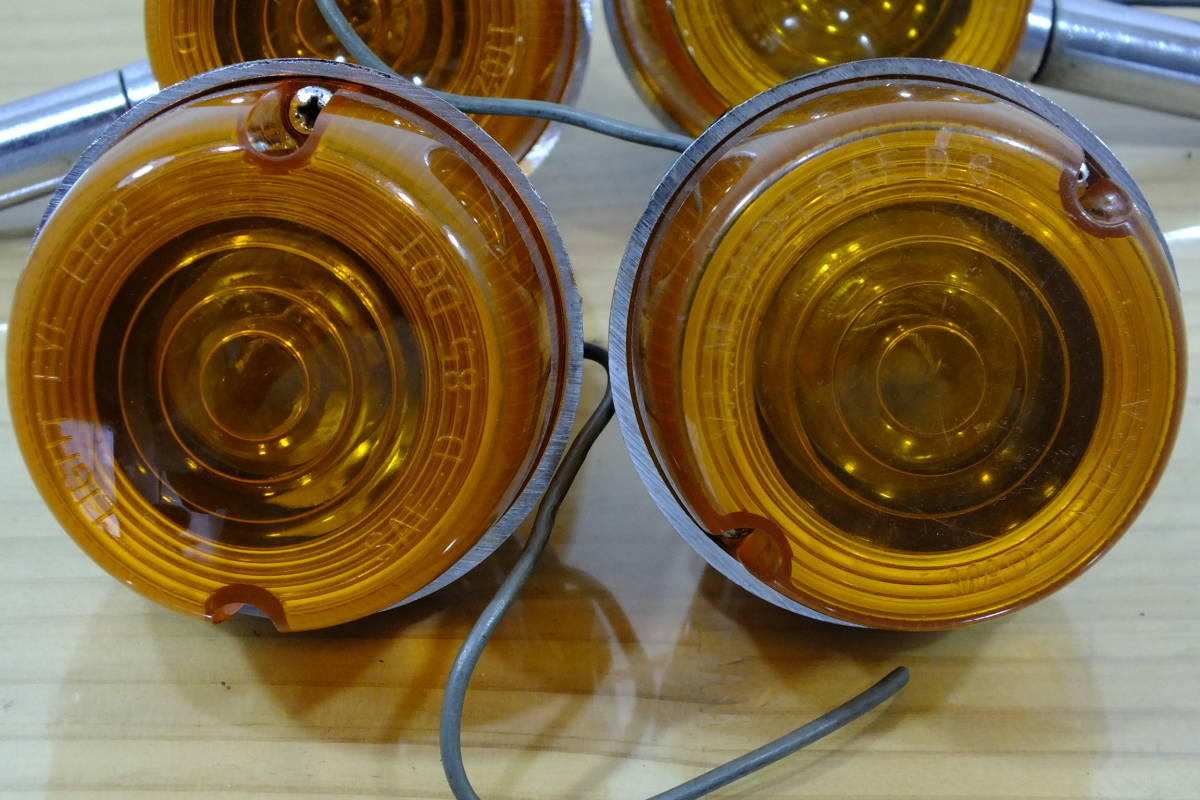 □ 当時物 希少！YANKEE ヤンキーウインカー 4個セット 傷あり 中古品