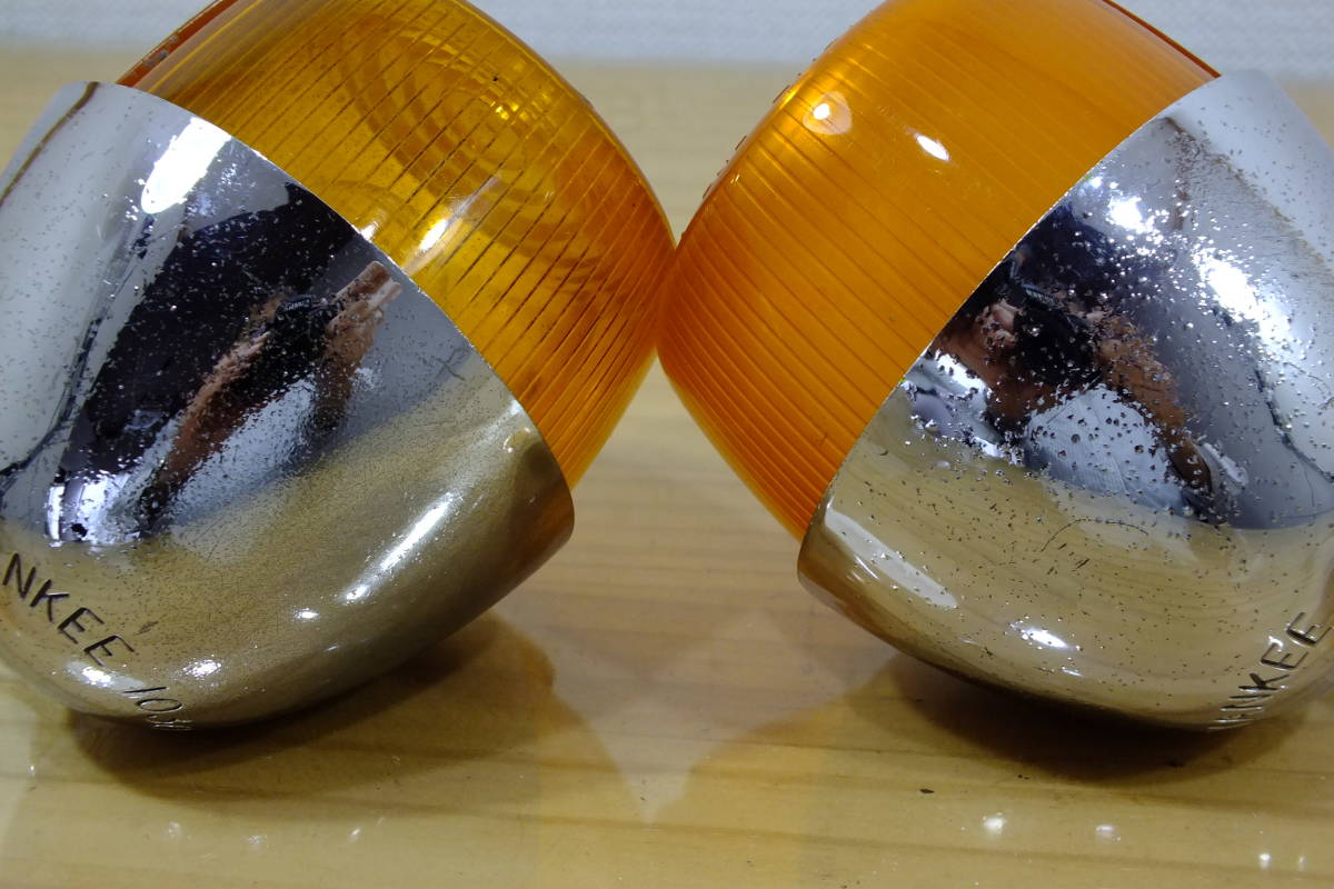 □ 当時物 希少！YANKEE ヤンキーウインカー 4個セット 傷あり 中古品