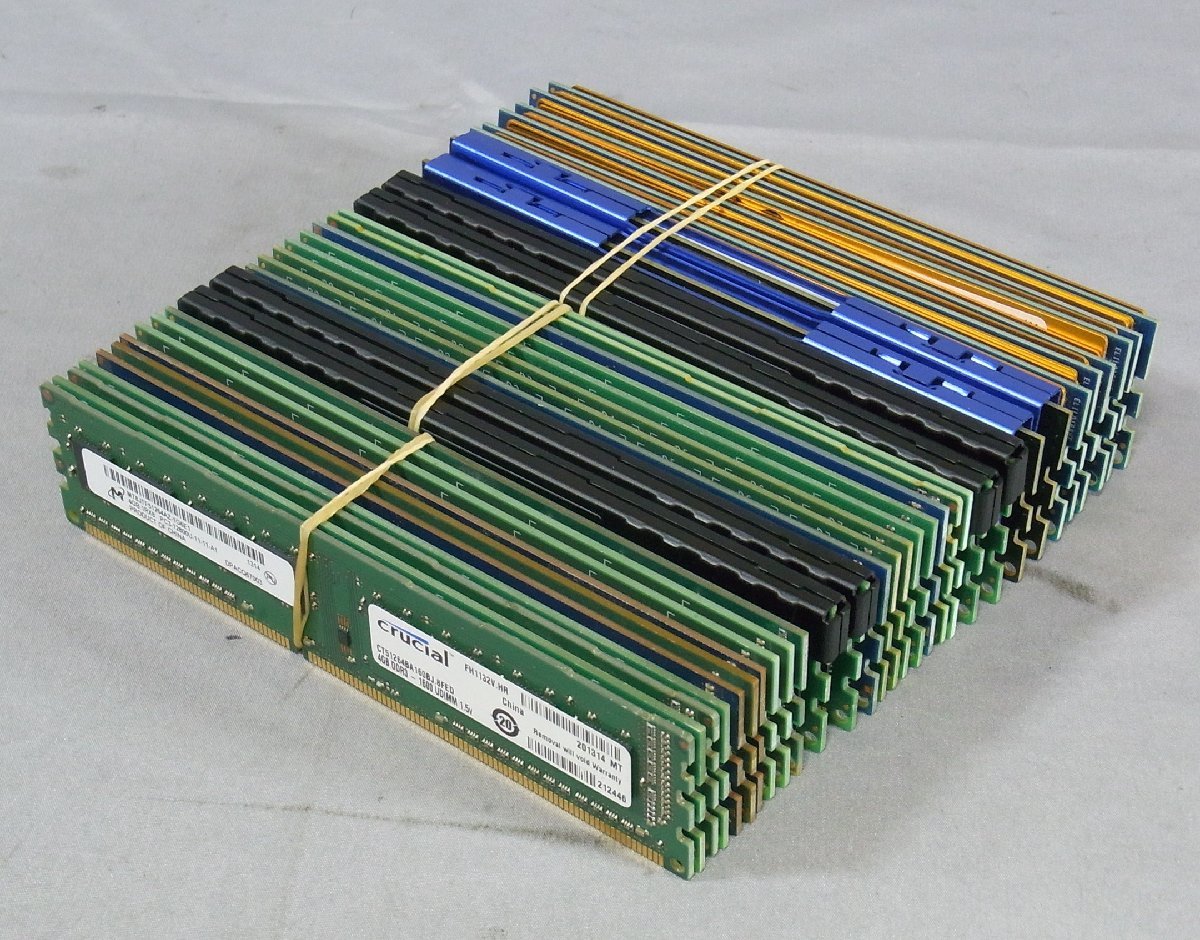 低価，100%新品 B31901 O-10061 PC3-12800 DDR3メモリー 4GB 30枚セット デスクトップ用メモリー ジャンク(4GB)｜売買されたオークション情報、yahooの商品情報をアーカイブ公開 - オークファン DIMM