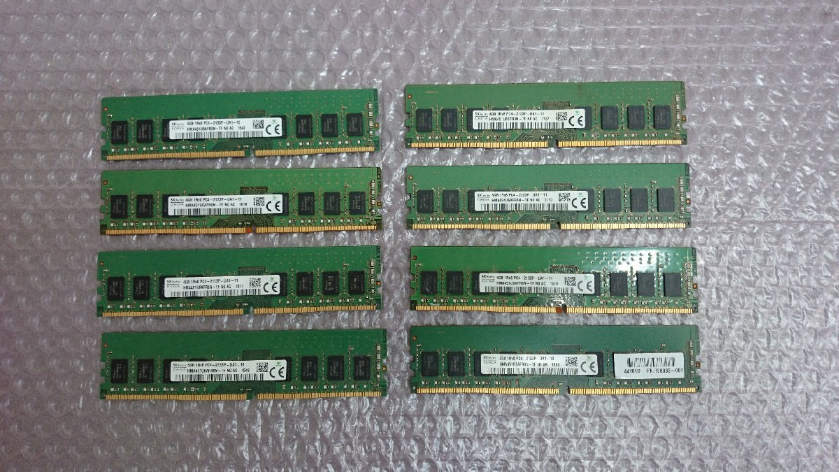 PC4-2133P 4GB 1R×8 8枚セット動作確認済み 管理OA-00169 【公式通販】