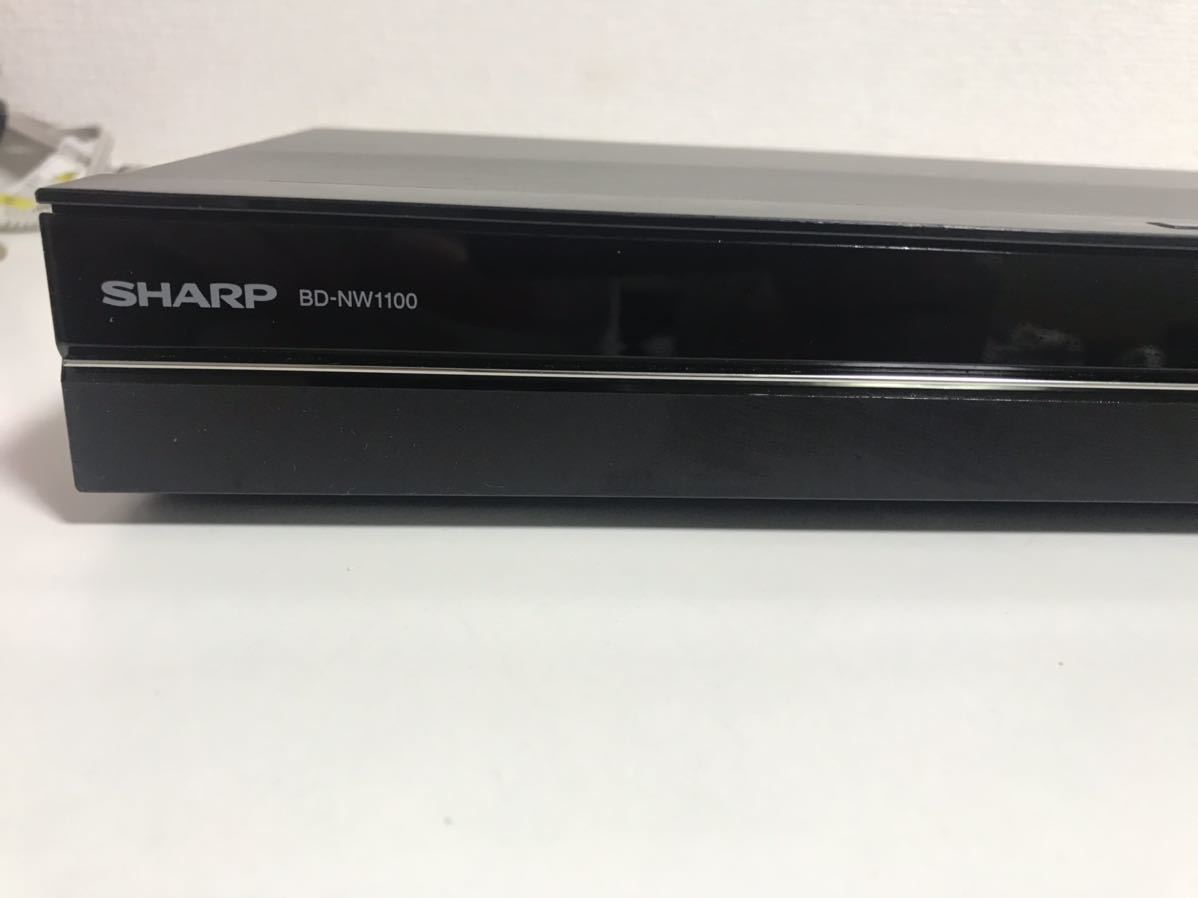 SHARP シャープ AQUOS BD-NW1100 ブラック ブルーレイディスク
