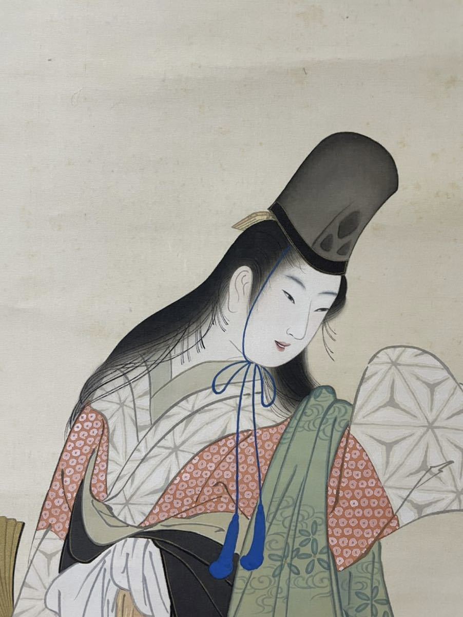 複製/杉村次平/高見沢木版/元禄美人図/版画/掛軸☆宝船☆AL-426 複製 複製/杉村次平/高見沢木版/元禄美人図/版画/掛軸☆宝船☆AL-426 複製